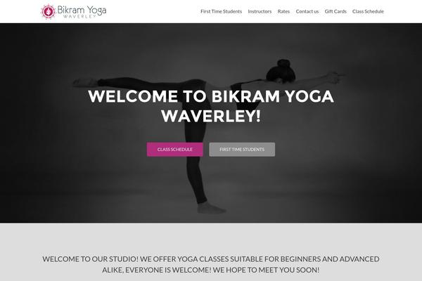 Zerif Pro theme site design template sample