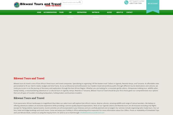BookYourTravel theme site design template sample