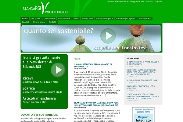 Organic-life theme site design template sample