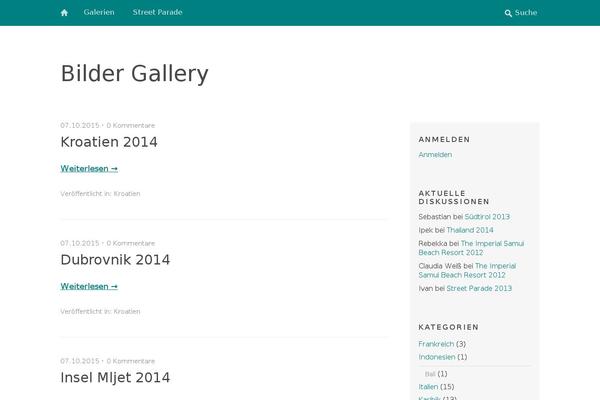 Standard theme site design template sample