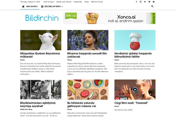 Newspaper theme site design template sample