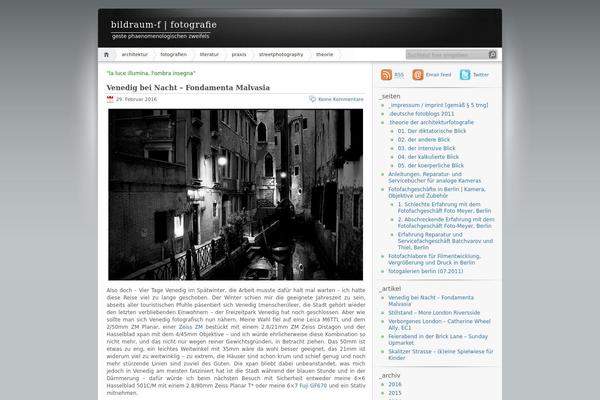 Minimal Grid theme site design template sample