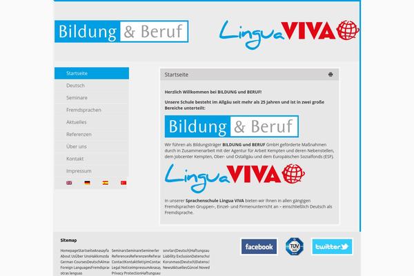 bildungundberuf.com site used Lingua_viva