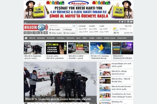 Ohaber theme site design template sample