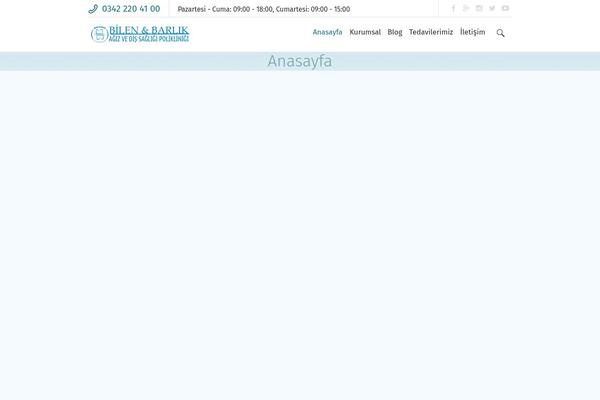 Denta theme site design template sample