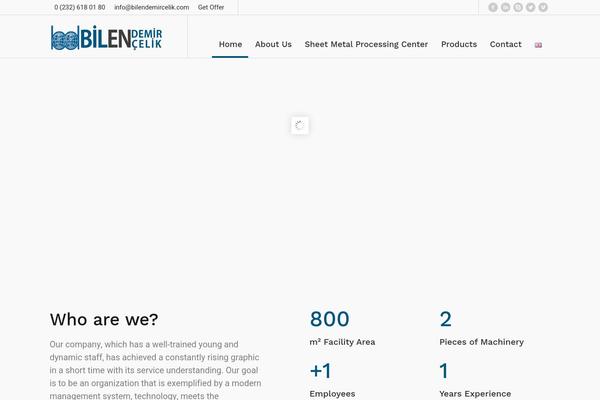 Heavy theme site design template sample