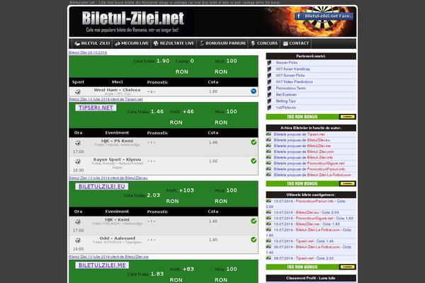 Livescore theme site design template sample
