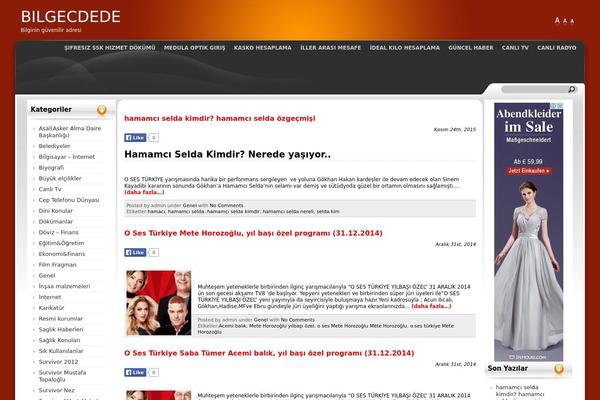 Red Evo Aphelion theme site design template sample