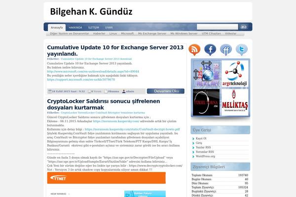 bilgehangunduz.com site used Seohocasiv2