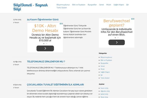 Bravo theme site design template sample