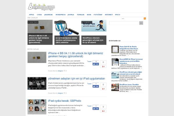 Bimber theme site design template sample