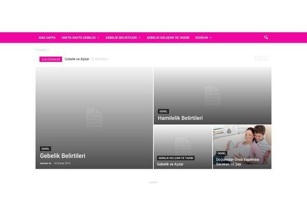 Newspaper theme site design template sample