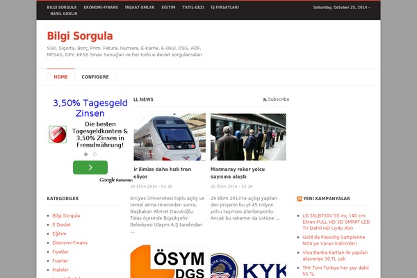 Hotnews theme site design template sample