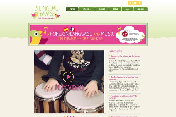 Happy Kids theme site design template sample