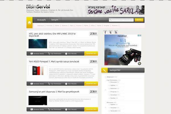 Trendblog theme site design template sample