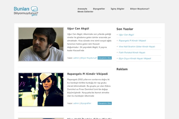 WordPress website example screenshot