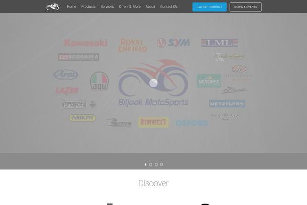 Tesseract theme site design template sample
