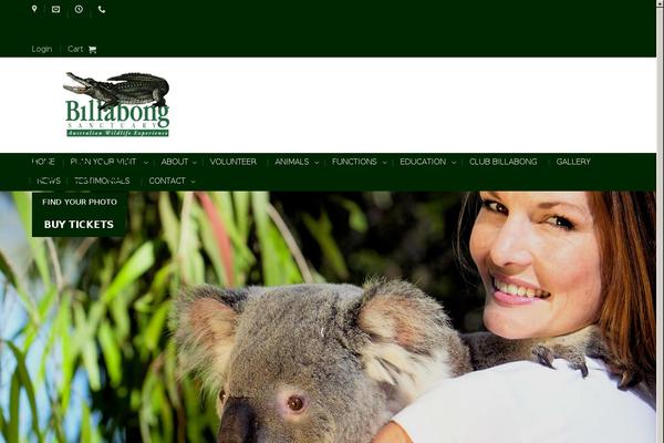 billabongsanctuary.com.au site used Socialtap_web_engine