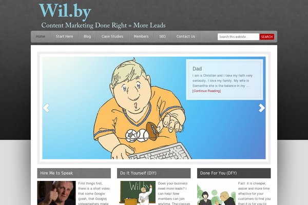 Site using Salient-core plugin