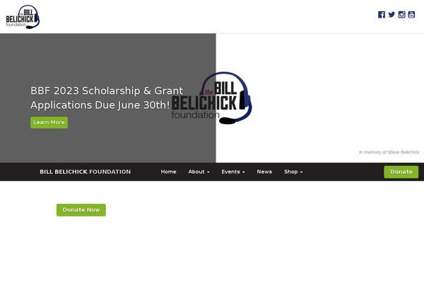 billbelichickfoundation.org site used Bbf