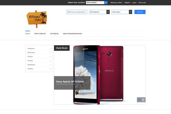 billboardisland.com site used Classifier
