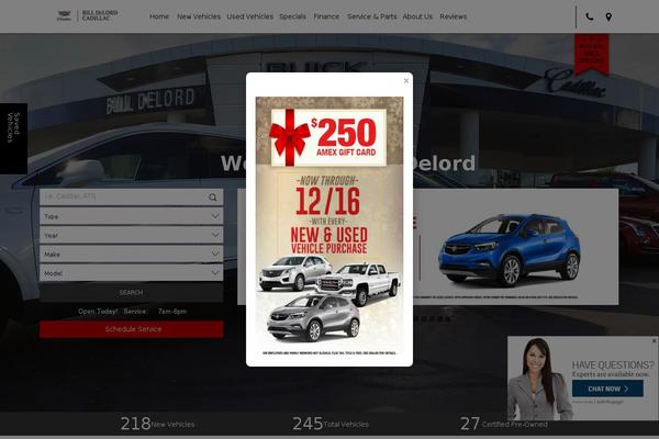 Dealer Inspire common theme site design template sample