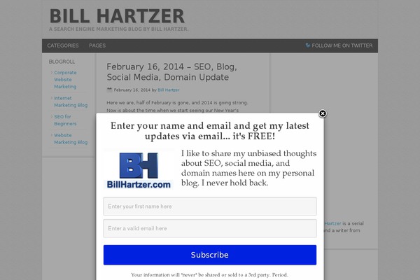 News theme site design template sample