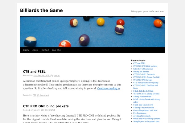 Twenty Ten theme site design template sample
