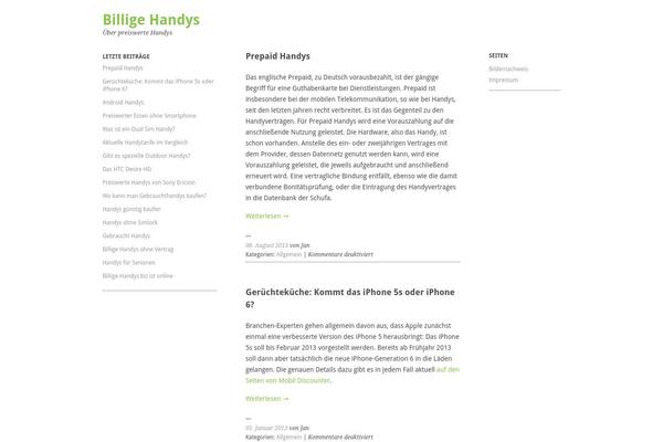 Ari theme site design template sample
