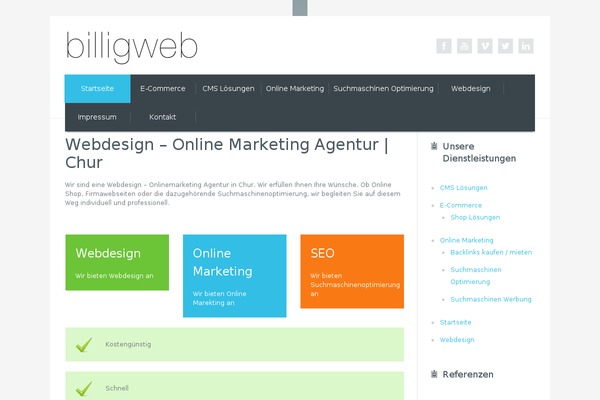 Increase theme site design template sample