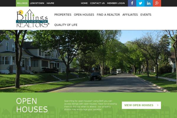 Roots theme site design template sample