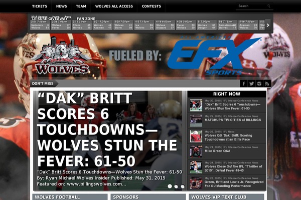 Site using Coaching Staffs plugin