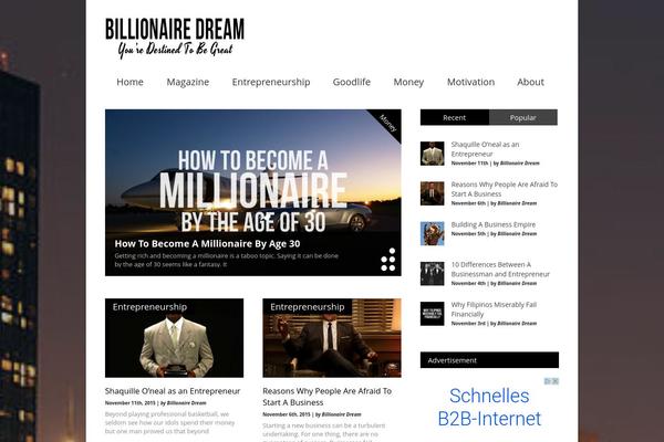 HitMag theme site design template sample