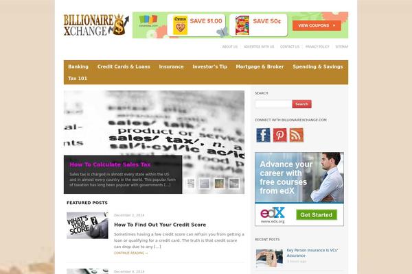 Erudito theme site design template sample