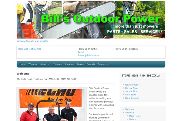 billsoutdoorpower.com site used Precisio