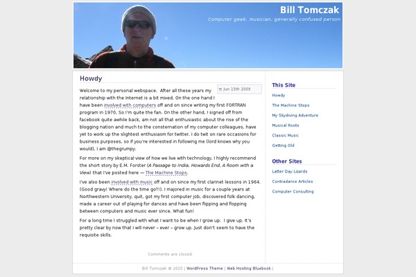 Mountain theme site design template sample