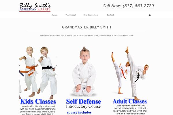 Vantage theme site design template sample