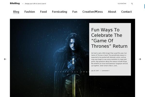 Zuki. theme site design template sample