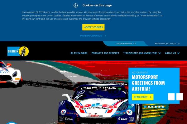 bilstein.com site used Bilstein-themeworld