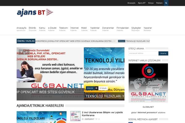 TrendyBlog theme site design template sample