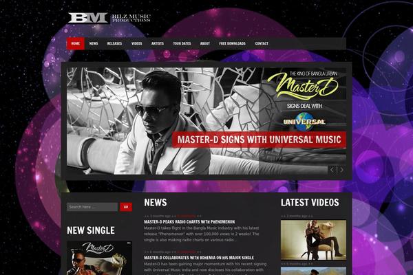 bilzmusic.com site used Soundboard