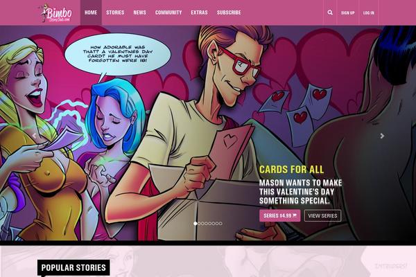bimbostoryclub.com site used Botcomics