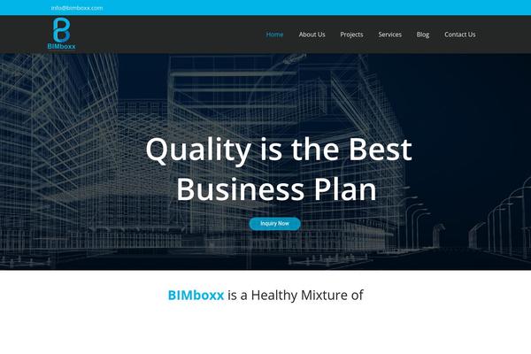 Zephyr theme site design template sample