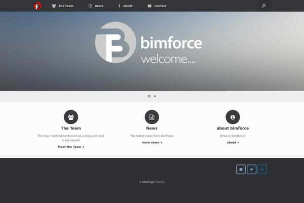 Site using Business Contact Widget plugin