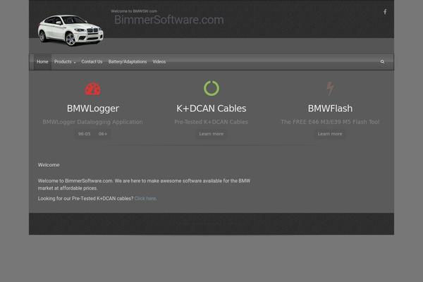 evolve theme site design template sample