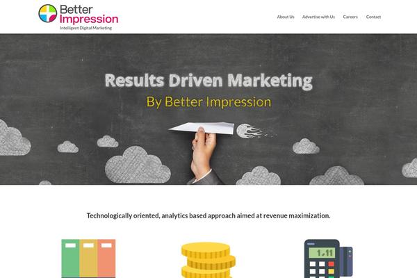 Ambition theme site design template sample