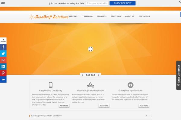 Bulsarah theme site design template sample