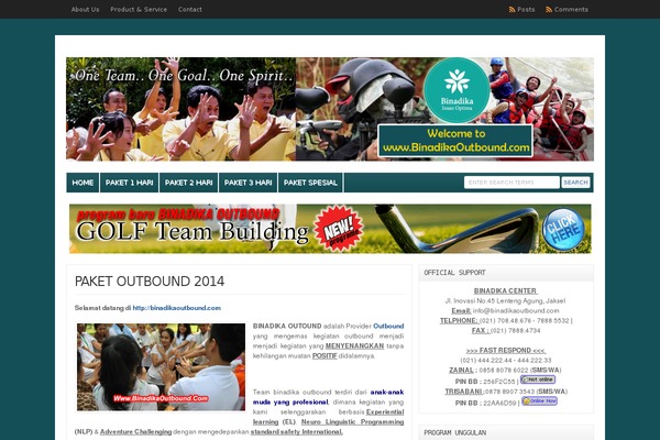 WP-Clear theme site design template sample