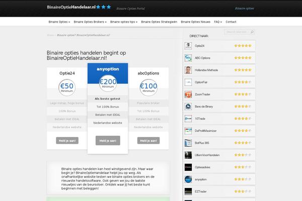 InReview theme site design template sample