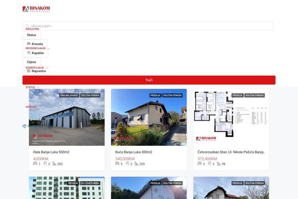 Houzez theme site design template sample